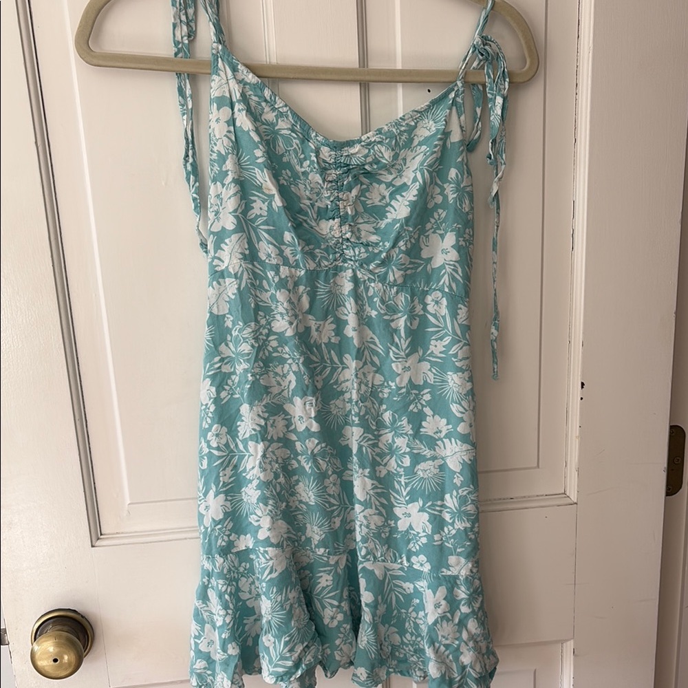 Floral Blue and White Sundress Ocean Drive